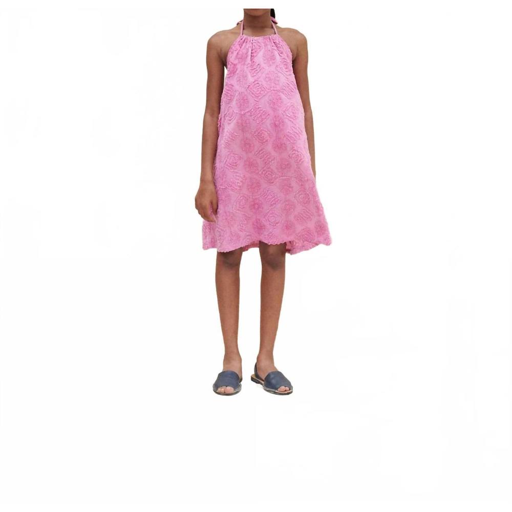 NEW BEBE ORGANIC girls simone dazzle dress in pink